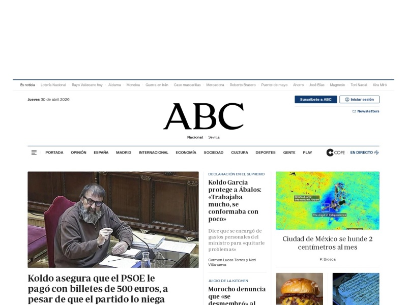 ABC España - Site officiel