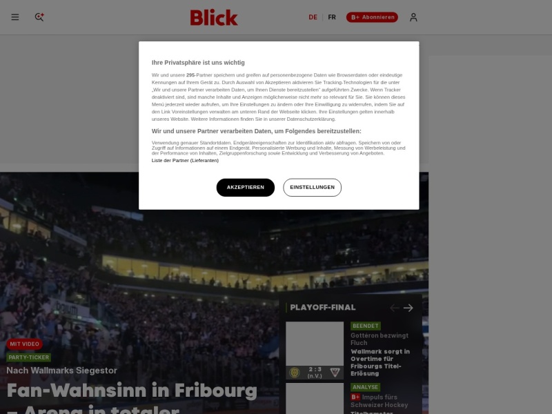 Blick - Site officiel