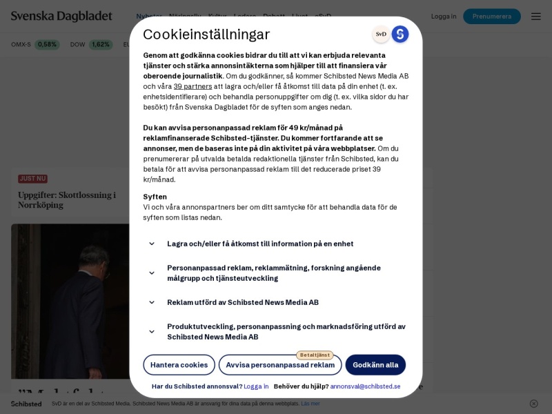 Svenska Dagbladet - Site officiel