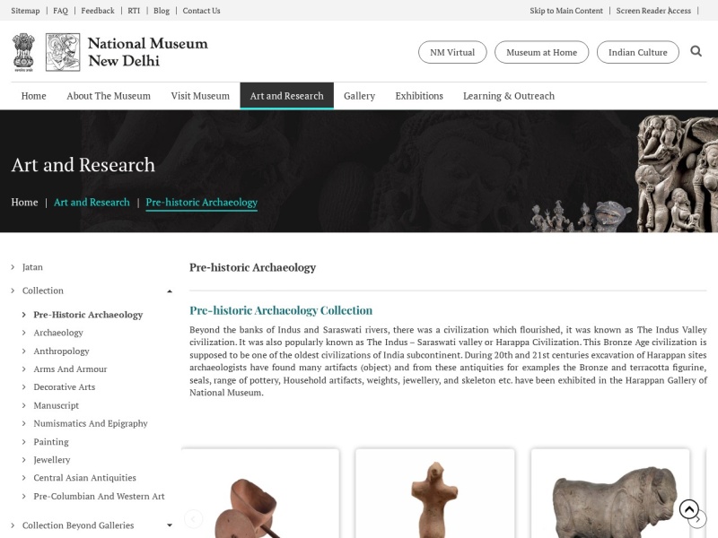 National Museum of India - Collections