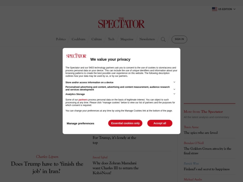 The Spectator - Site officiel