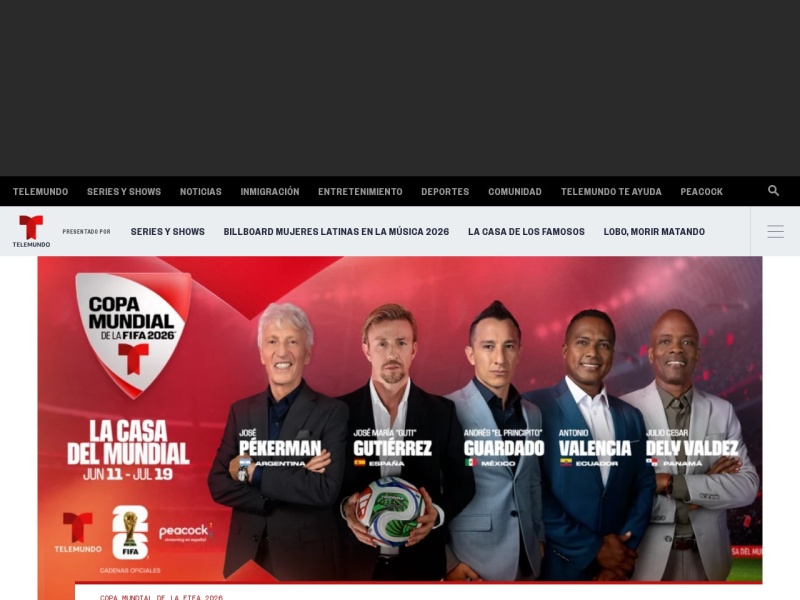 Telemundo - Site officiel