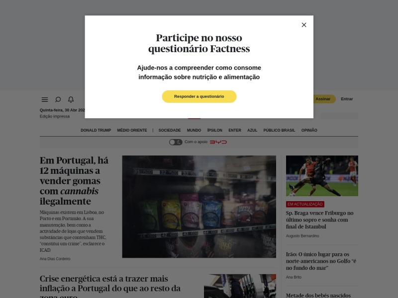 Público Portugal - Site officiel