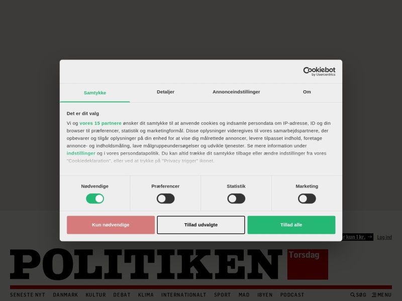 Politiken - Site officiel