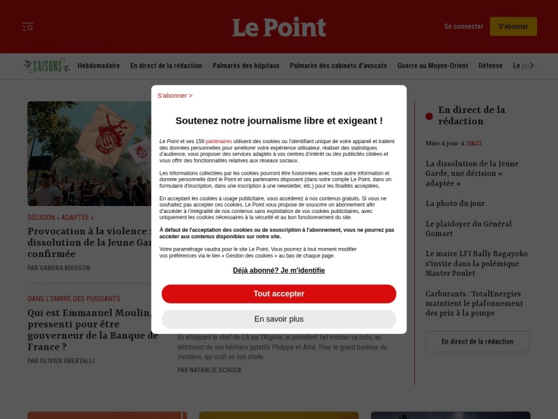 Le Point - Site officiel