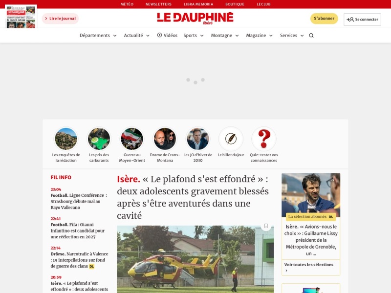 Le Dauphiné Libéré - Site officiel