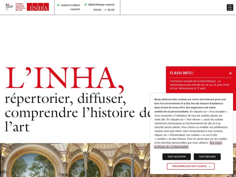 INHA - Institut national d'histoire de l'art