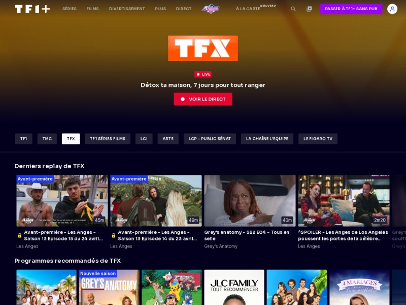 TFX - Site officiel