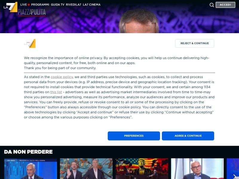 La7 - Site officiel