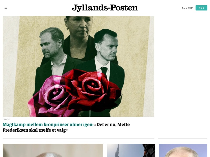 Jyllands-Posten - Site officiel