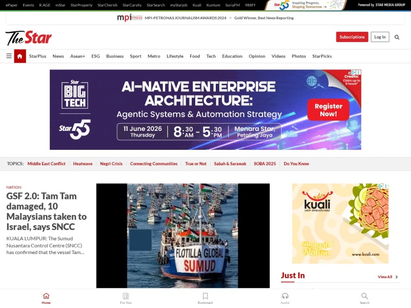 The Star Malaysia - Site officiel
