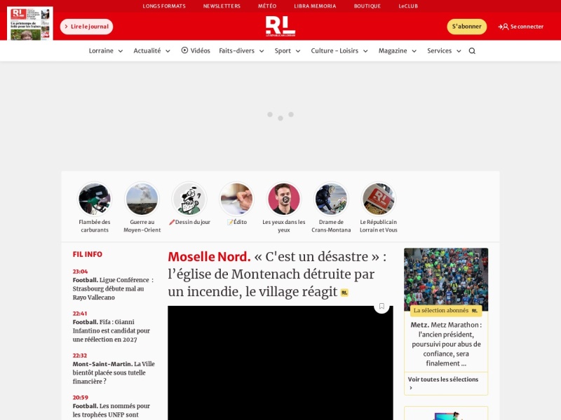 Le Républicain Lorrain - Site officiel