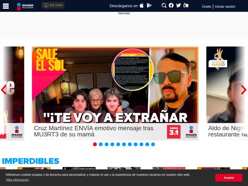 Aperçu du site