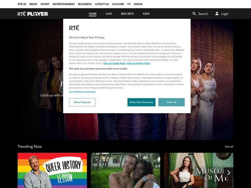 RTÉ Player - Télévision irlandaise