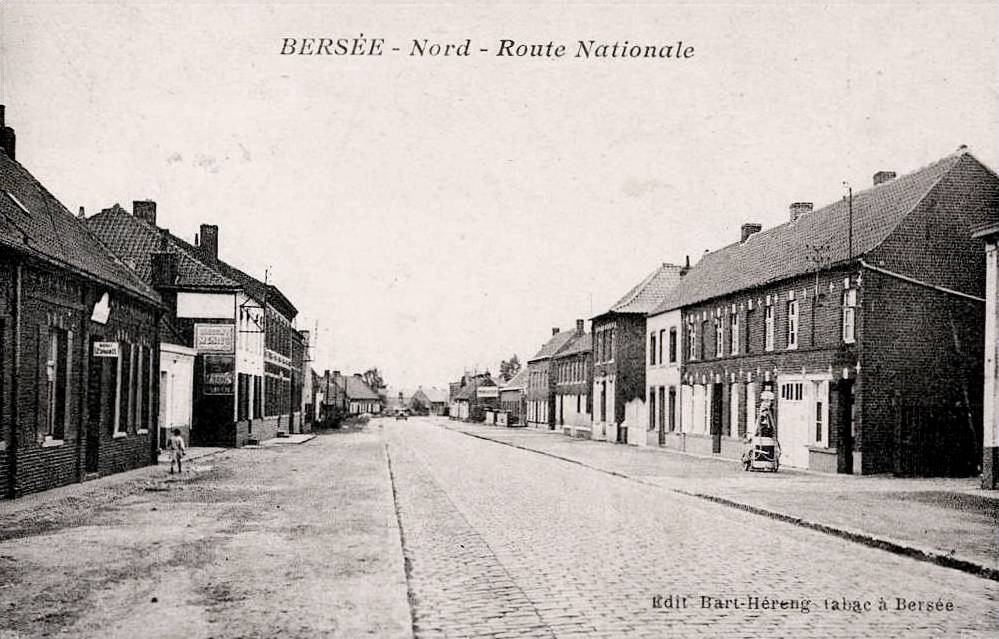 CPA Route Nationale de Bersée - Louis Moreau